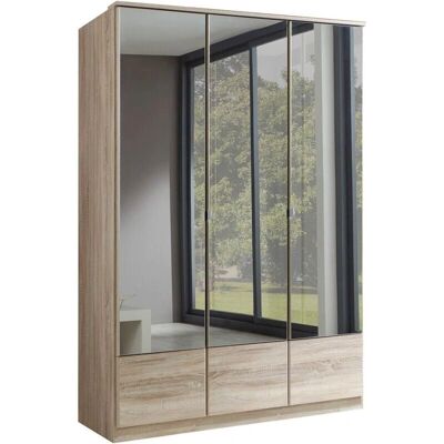 WIMEX Imago Kleiderschrank - 3 Türen, 4 Einlegeböden, Hellbraun WIMEX Imago Kleiderschrank - 3 Türen, 4 Einlegeböden, Hellbraun