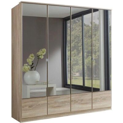 Wimex Imago Kleiderschrank - 4 Türen, 180x58x199cm, Braun Wimex Imago Kleiderschrank - 4 Türen, 180x58x199cm, Braun