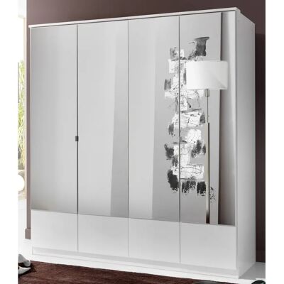 Wimex Imago Kleiderschrank - 4-türig, Weiß, 180x58x199 cm Wimex Imago Kleiderschrank - 4-türig, Weiß, 180x58x199 cm