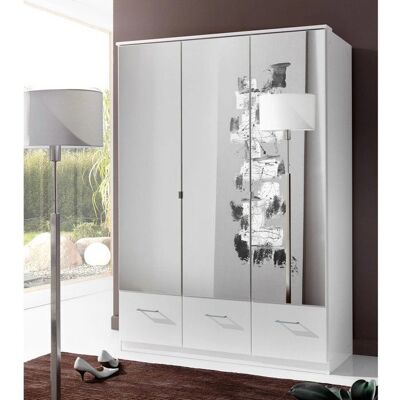 WIMEX Imago Kleiderschrank - 3 Türen, 3 Schubladen, Weiß WIMEX Imago Kleiderschrank - 3 Türen, 3 Schubladen, Weiß