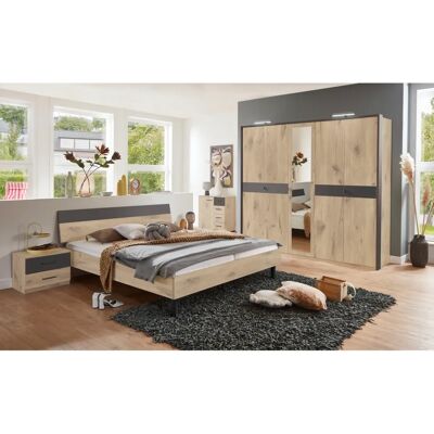 WIMEX Budapest Nachttisch - 2er-Set, Grau WIMEX Budapest Nachttisch - 2er-Set, Grau