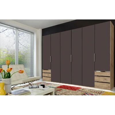 Wimex Level Kleiderschrank - grau mit 6 Einlegeböden & 3 Stangen Wimex Level Kleiderschrank - grau mit 6 Einlegeböden & 3 Stangen