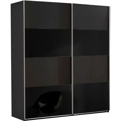 WIMEX Easy Grauer Schwebetürenschrank - Schrank WIMEX Easy Grauer Schwebetürenschrank - Schrank