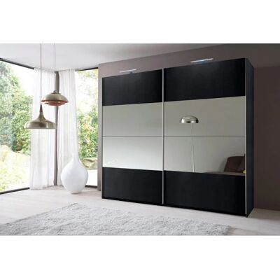 WIMEX Easy Kleiderschrank - Modular, Spiegel, Grau WIMEX Easy Kleiderschrank - Modular, Spiegel, Grau