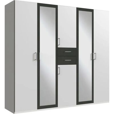 WIMEX Diver Kleiderschrank - Drehtürenschrank, 225cm, Weiß WIMEX Diver Kleiderschrank - Drehtürenschrank, 225cm, Weiß