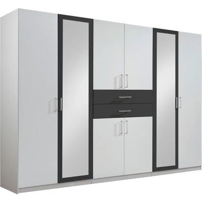 WIMEX Kleiderschrank - Diver mit Spiegel, Schubladen, 270cm breit - Schrank WIMEX Kleiderschrank - Diver mit Spiegel, Schubladen, 270cm breit - Schrank