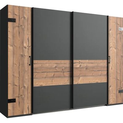 WIMEX Stockholm Kleiderschrank - Industrie Design, 4 Türen WIMEX Stockholm Kleiderschrank - Industrie Design, 4 Türen