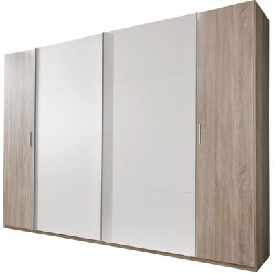 WIMEX Lotto Kleiderschrank - Weiß, 270x210x65cm, Moderner Stauraum WIMEX Lotto Kleiderschrank - Weiß, 270x210x65cm, Moderner Stauraum