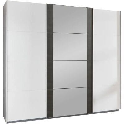 Wimex Bern Schrank - 3 Türen, 270x236x64cm, Weiß Wimex Bern Schrank - 3 Türen, 270x236x64cm, Weiß