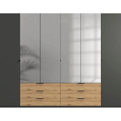 WIMEX Borneo Drehtürenschrank - 6 Türen, 6 Schubladen, 6 Einlegeböden - Schrank WIMEX Borneo Drehtürenschrank - 6 Türen, 6 Schubladen, 6 Einlegeböden - Schrank