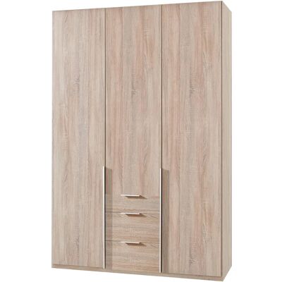 Wimex New York Kleiderschrank - 3-türig, 135x236x58cm, braun Wimex New York Kleiderschrank - 3-türig, 135x236x58cm, braun