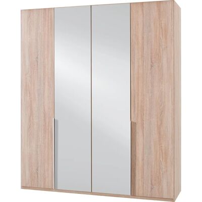 WIMEX New York Kleiderschrank - 180x58cm, 4-türig, Braun WIMEX New York Kleiderschrank - 180x58cm, 4-türig, Braun