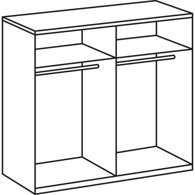 WIMEX New York Kleiderschrank - Verstellbar, Modern, Made in Germany WIMEX New York Kleiderschrank - Verstellbar, Modern, Made in Germany