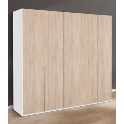 Wimex New York Kleiderschrank - Modern, Weiß, 225x58x208cm Wimex New York Kleiderschrank - Modern, Weiß, 225x58x208cm
