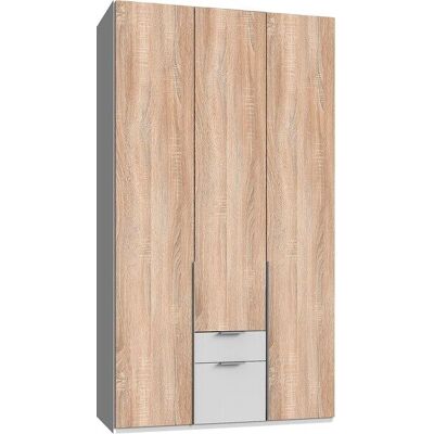 Wimex New York Weiß Kleiderschrank - 3 Türen, 135x208cm Wimex New York Weiß Kleiderschrank - 3 Türen, 135x208cm