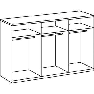 WIMEX New York Weiß Kleiderschrank - Kleiderschrank WIMEX New York Weiß Kleiderschrank - Kleiderschrank