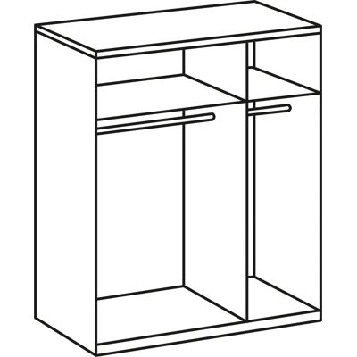 Wimex New York Kleiderschrank - Zeitlos, Verstellbar, Made in Germany Wimex New York Kleiderschrank - Zeitlos, Verstellbar, Made in Germany