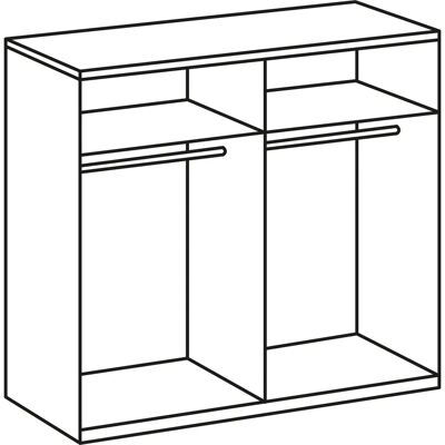 Wimex New York Kleiderschrank - Dekorativ, Geräumig, Made in Germany Wimex New York Kleiderschrank - Dekorativ, Geräumig, Made in Germany
