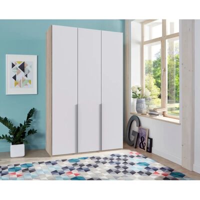 WIMEX New York Kleiderschrank - Modernes Design 3-türig Weiß WIMEX New York Kleiderschrank - Modernes Design 3-türig Weiß