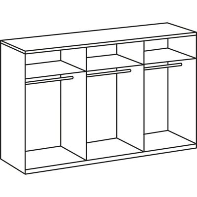 WIMEX New York Kleiderschrank - Modern, Verstellbar, Made in Germany WIMEX New York Kleiderschrank - Modern, Verstellbar, Made in Germany