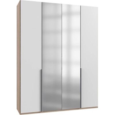 Wimex New York Kleiderschrank - Geräumig, Weiß, Spiegeltür Wimex New York Kleiderschrank - Geräumig, Weiß, Spiegeltür