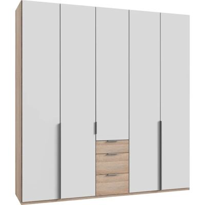 Wimex New York Kleiderschrank - 5-türig, Weiß, 225x236x58cm Wimex New York Kleiderschrank - 5-türig, Weiß, 225x236x58cm