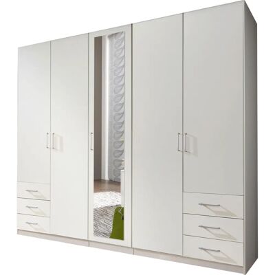 WIMEX Fügen Weiß Kleiderschrank - 5-Türige Raumwunder WIMEX Fügen Weiß Kleiderschrank - 5-Türige Raumwunder