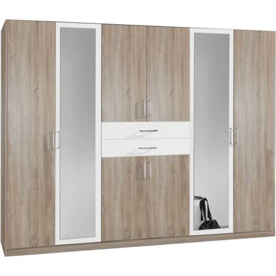 Wimex Diver Kleiderschrank mit Spiegel, Schubladen, 270cm - Kleiderschrank Wimex Diver Kleiderschrank mit Spiegel, Schubladen, 270cm - Kleiderschrank