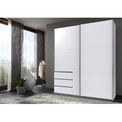 fresh to go Level Schrank - 2 Türen, 200cm Breit, Weiß fresh to go Level Schrank - 2 Türen, 200cm Breit, Weiß