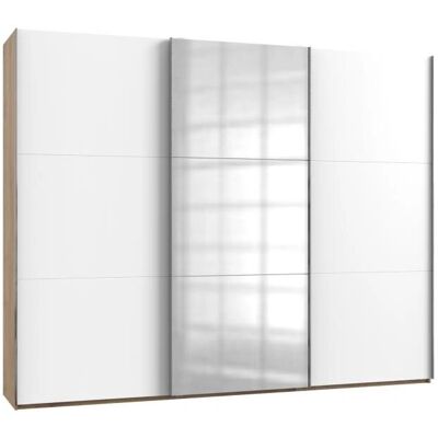 WIMEX Moderner Weißer Kleiderschrank mit Spiegel - Schrank WIMEX Moderner Weißer Kleiderschrank mit Spiegel - Schrank