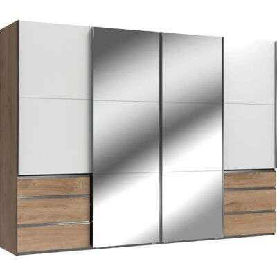 WIMEX Level Weiß Schrank - 4-türig, 300cm breit, Modernes Design WIMEX Level Weiß Schrank - 4-türig, 300cm breit, Modernes Design