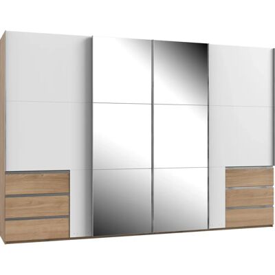 WIMEX Level Kleiderschrank - 4 Schiebetüren mit Spiegeln WIMEX Level Kleiderschrank - 4 Schiebetüren mit Spiegeln