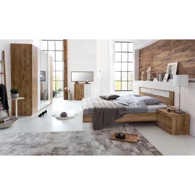 WIMEX Petra/Pamela Modernes Schlafzimmer-Set - Braun, 3 Farben, 225cm Schrank WIMEX Petra/Pamela Modernes Schlafzimmer-Set - Braun, 3 Farben, 225cm Schrank