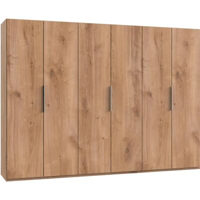 Wimex Level Kleiderschrank - 6 Türen, 300x58x216 cm, Plankeneiche Wimex Level Kleiderschrank - 6 Türen, 300x58x216 cm, Plankeneiche