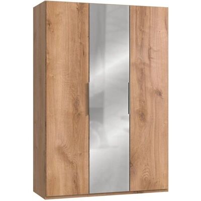 WIMEX Level Kleiderschrank - 3-Tür Spiegeltür Braun WIMEX Level Kleiderschrank - 3-Tür Spiegeltür Braun