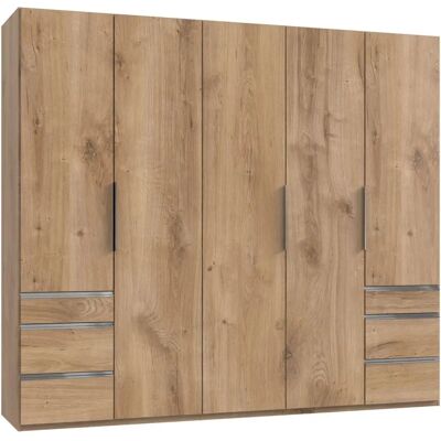 Wimex Level Kleiderschrank - Plankeneichefarben, 5 Türen Wimex Level Kleiderschrank - Plankeneichefarben, 5 Türen
