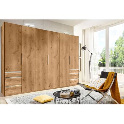 Wimex Level Kleiderschrank - 6 Türen, 2 Kleiderstangen, 4 große Schubladen Wimex Level Kleiderschrank - 6 Türen, 2 Kleiderstangen, 4 große Schubladen