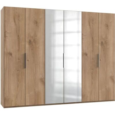 Wimex Level Kleiderschrank mit Spiegel - 6-türig braun Wimex Level Kleiderschrank mit Spiegel - 6-türig braun