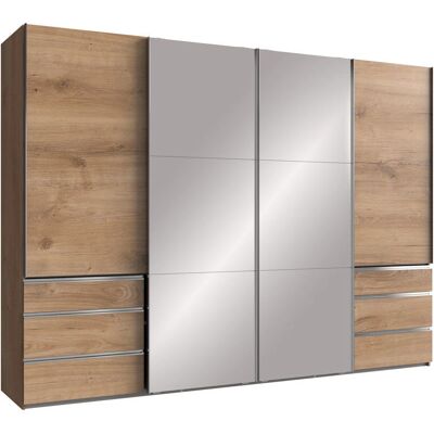 WIMEX Level brauner Schwebetürenschrank - Schrank WIMEX Level brauner Schwebetürenschrank - Schrank