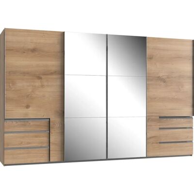 WIMEX Level by fresh to go Kleiderschrank - 4-türig mit Spiegel WIMEX Level by fresh to go Kleiderschrank - 4-türig mit Spiegel