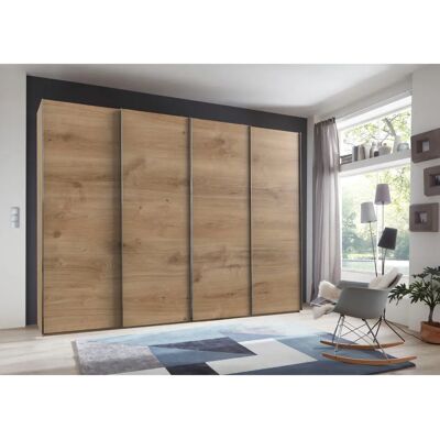 WIMEX 'Level' Schiebetürenschrank - 4-türig, Braun, 350x236cm WIMEX 'Level' Schiebetürenschrank - 4-türig, Braun, 350x236cm