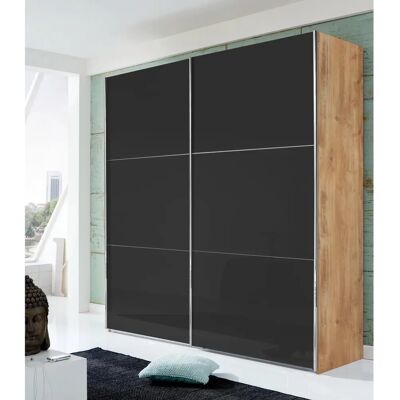 WIMEX Level by fresh to go Schwebetürenschrank grau 200cm WIMEX Level by fresh to go Schwebetürenschrank grau 200cm