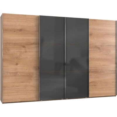 WIMEX Level Schiebetürenschrank - Moderner Schrank mit Glastüren WIMEX Level Schiebetürenschrank - Moderner Schrank mit Glastüren