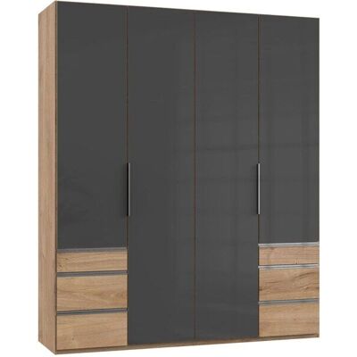 WIMEX Moderner Kleiderschrank mit Glastüren - Kleiderschrank WIMEX Moderner Kleiderschrank mit Glastüren - Kleiderschrank