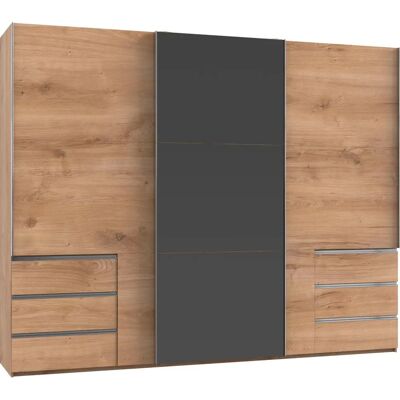 Wimex Level Moderner Schwebetürenschrank mit Spiegel - Kleiderschrank Wimex Level Moderner Schwebetürenschrank mit Spiegel - Kleiderschrank