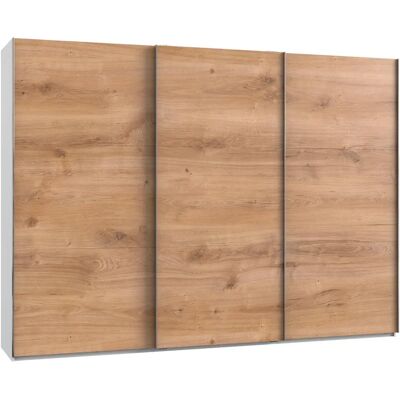WIMEX Weiß/Plankeneiche Schiebetürenschrank - Schrank WIMEX Weiß/Plankeneiche Schiebetürenschrank - Schrank