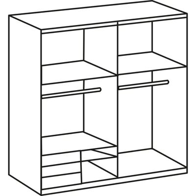 WIMEX Level by fresh to go Schwebetürenschrank mit Spiegel - Schrank WIMEX Level by fresh to go Schwebetürenschrank mit Spiegel - Schrank