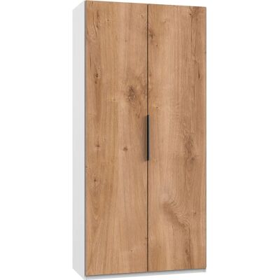 Wimex Level Kleiderschrank - weiß, plankeneiche - 2 Türen Wimex Level Kleiderschrank - weiß, plankeneiche - 2 Türen
