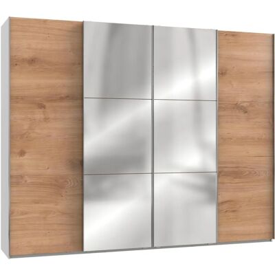 WIMEX Level Kleiderschrank - 4 Türen, 2 Spiegel, Modernes Design WIMEX Level Kleiderschrank - 4 Türen, 2 Spiegel, Modernes Design