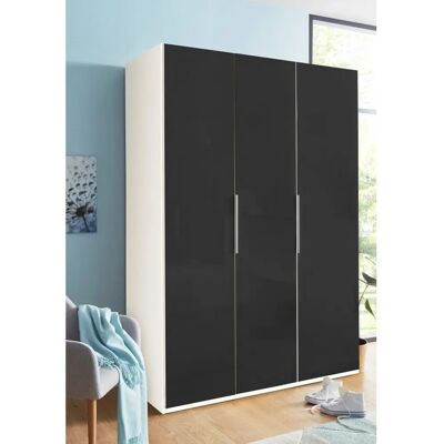 WIMEX Level Weiß/Grauglas Kleiderschrank - 3-türig, 150x216x58cm WIMEX Level Weiß/Grauglas Kleiderschrank - 3-türig, 150x216x58cm